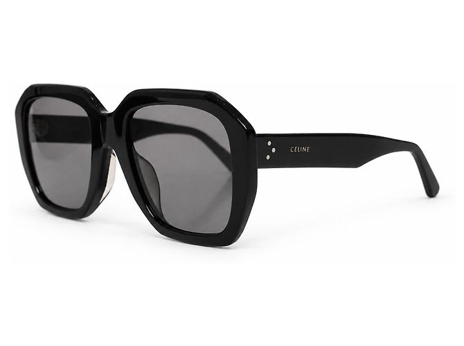 Céline Celine, Oversized square sunglasses in black - view 2
