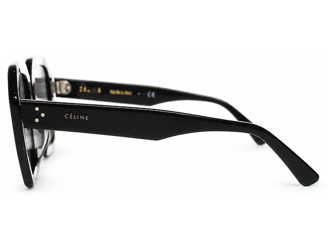 Céline Celine, Oversized square sunglasses in black - view 4
