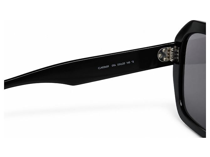 Céline Celine, Oversized square sunglasses in black - view 8