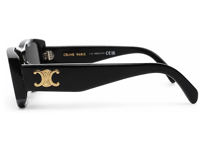 Céline Celine, Triomphe CL40227U sunglasses in black Golden - view 4