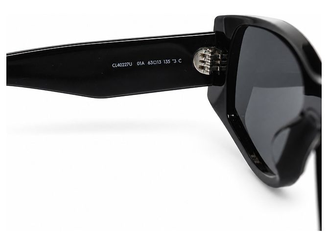 Céline Celine, Triomphe CL40227U sunglasses in black Golden - view 7