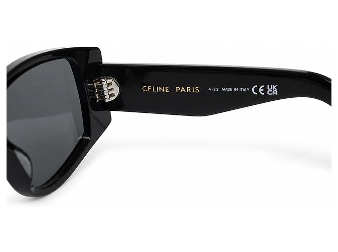 Céline Celine, Triomphe CL40227U sunglasses in black Golden - view 8