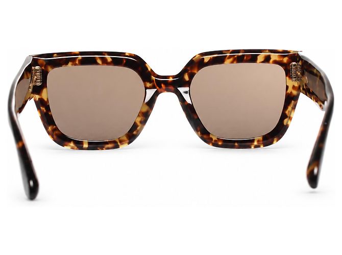 Isabel Marant, óculos de sol oversized castanhos Marrom - vista 5