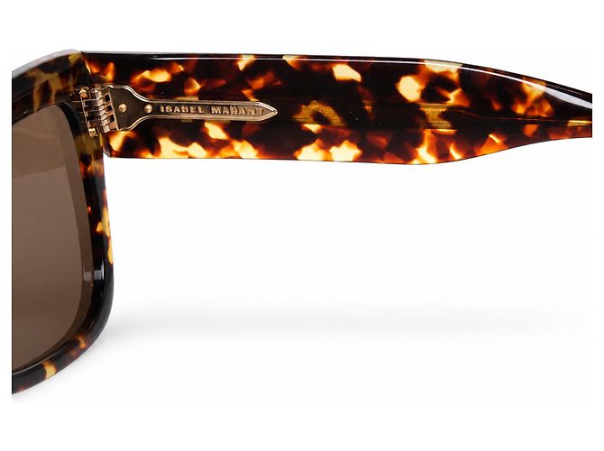 Isabel Marant, óculos de sol oversized castanhos Marrom - vista 8