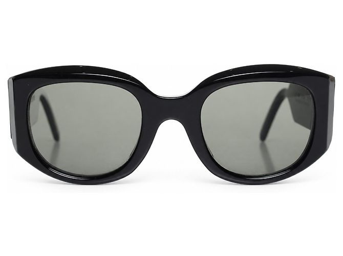 Autre Marque Emmanuelle khahn, oversized black sunglasses - view 2