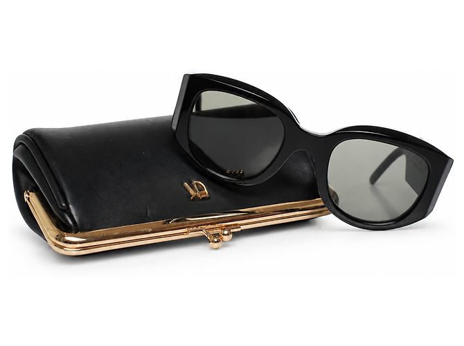 Autre Marque Emmanuelle khahn, oversized black sunglasses - view 3