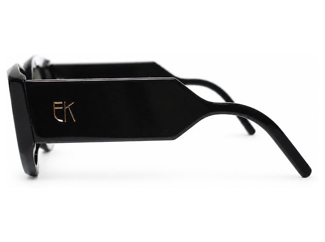 Autre Marque Emmanuelle khahn, oversized black sunglasses - view 4