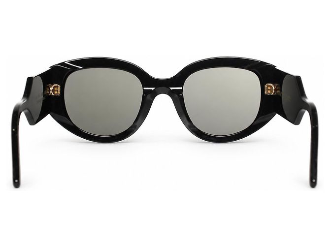 Autre Marque Emmanuelle khahn, oversized black sunglasses - view 5