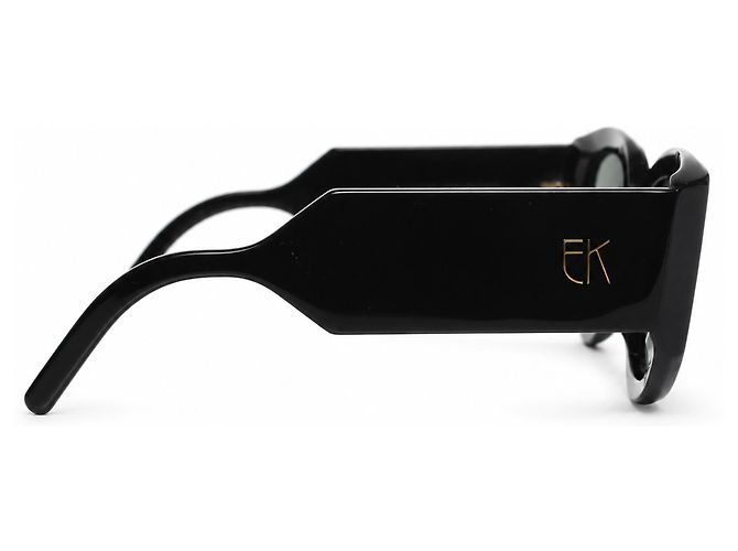 Autre Marque Emmanuelle khahn, oversized black sunglasses - view 6