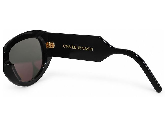 Autre Marque Emmanuelle khahn, oversized black sunglasses - view 8