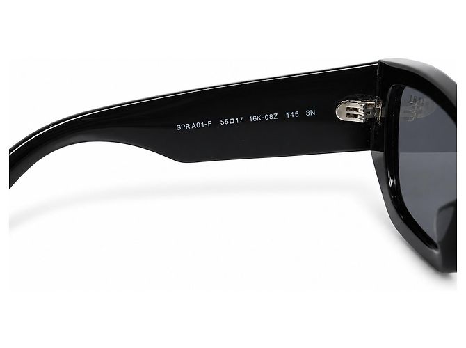 Prada, PR A01F sunglasses in black - view 7