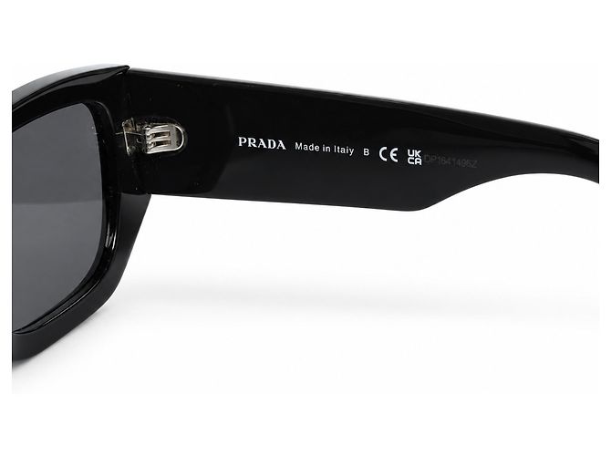 Prada, PR A01F sunglasses in black - view 8