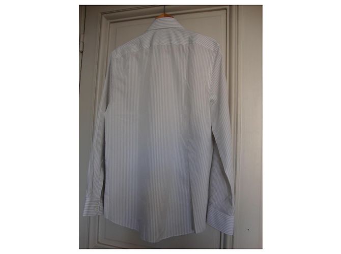 Autre Marque Camicia a righe Charles Tyrwhitt Bianco Grigio - vista 3