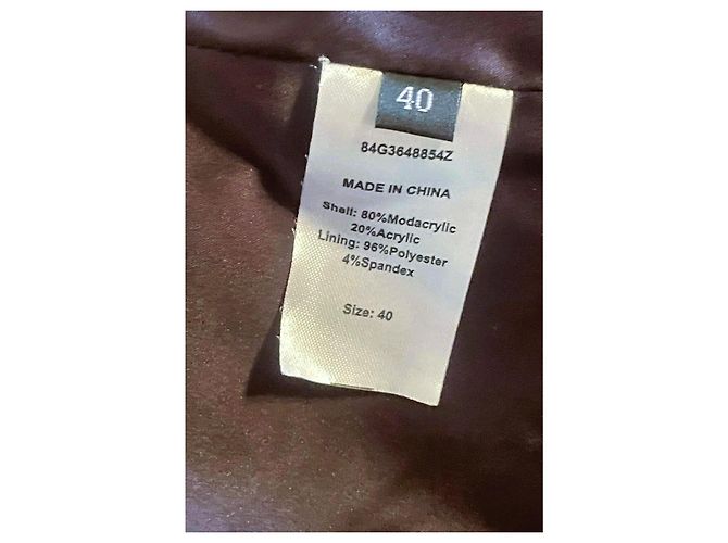 Marciano Kunstpelzjacke Schwarz Mongoleien-Effekt - Ansicht 14