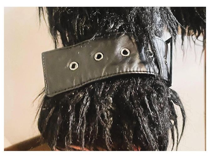 Marciano Kunstpelzjacke Schwarz Mongoleien-Effekt - Ansicht 15