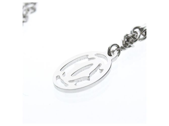 Collana a catena Cartier in oro bianco 18K Argento - vista 9