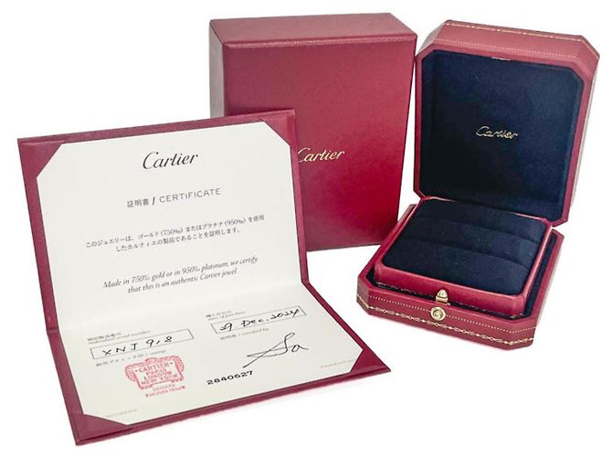 Anello Cartier 1895 Solitaire Argento - vista 11