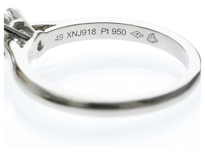 Anello Cartier 1895 Solitaire Argento - vista 6