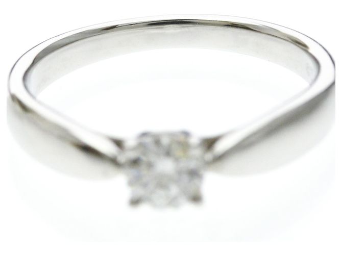 Autre Marque Tiffany Platin Solitär Diamant Ring Silber - Ansicht 5