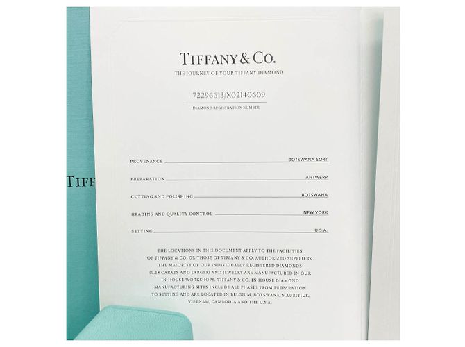 Autre Marque Tiffany Solitär Diamant Ring Silber - Ansicht 13