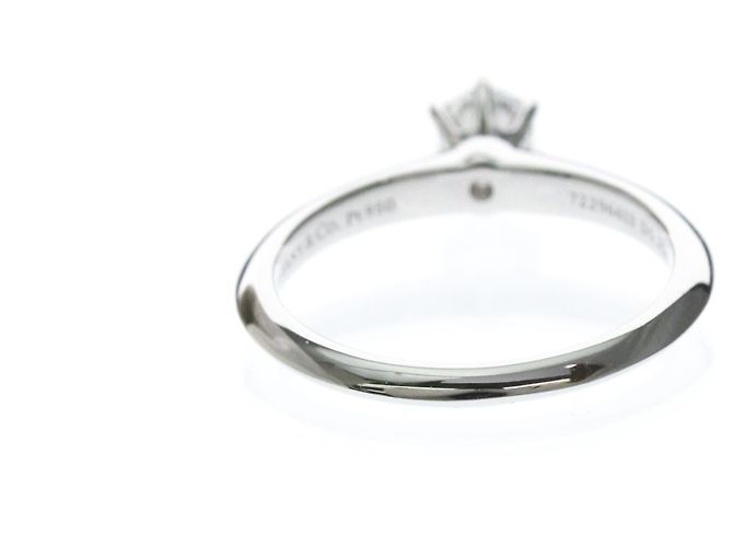 Autre Marque Tiffany Solitär Diamant Ring Silber - Ansicht 3