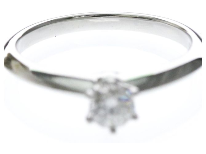 Autre Marque Tiffany Solitär Diamant Ring Silber - Ansicht 5