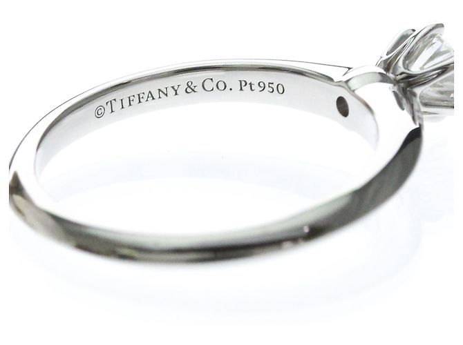Autre Marque Tiffany Solitär Diamant Ring Silber - Ansicht 7