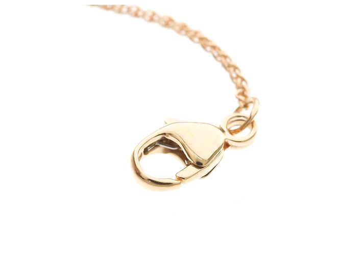 Autre Marque Collar Llave Tiffany Knot en oro rosa con zafiro Dorado - vista 10