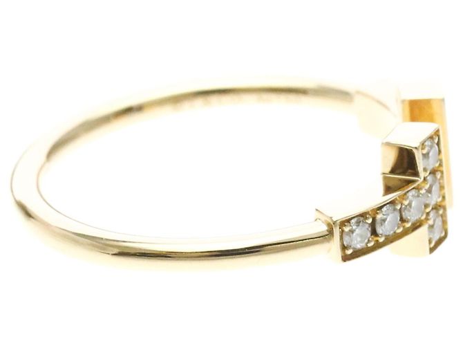 Autre Marque Anello Tiffany T-wire con diamanti in oro rosa D'oro - vista 4