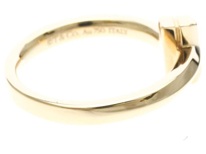 Autre Marque Anello Tiffany T One Narrow con diamanti D'oro - vista 4