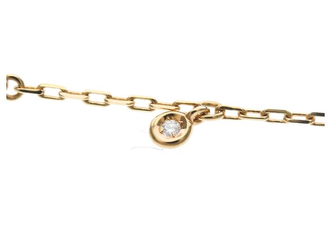 Bracciale con charm Interlocking Gucci in oro giallo 18K D'oro - vista 10