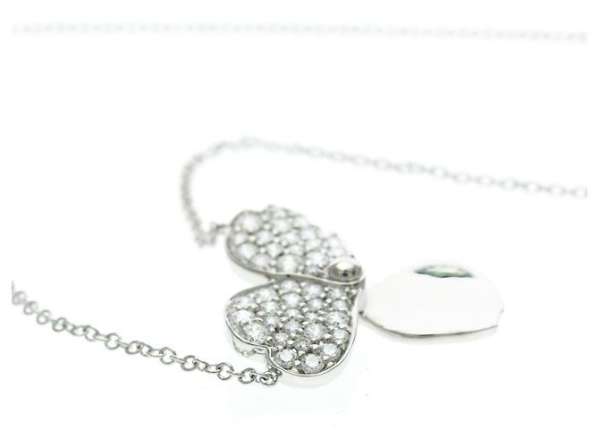Autre Marque Colar Tiffany Paper Flower Diamond Prata - vista 5