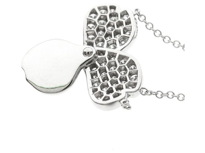 Autre Marque Colar Tiffany Paper Flower Diamond Prata - vista 8