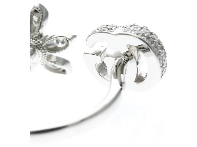 Bague Gucci Flora en or blanc 18K avec diamants Argenté - vue 10