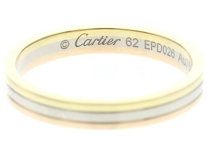 Anillo Alianza Cartier Vendome Dorado - vista 5