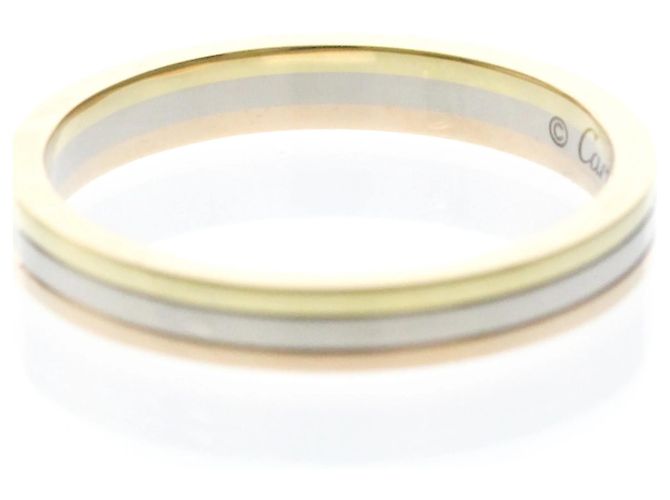 Anillo Alianza Cartier Vendome Dorado - vista 8