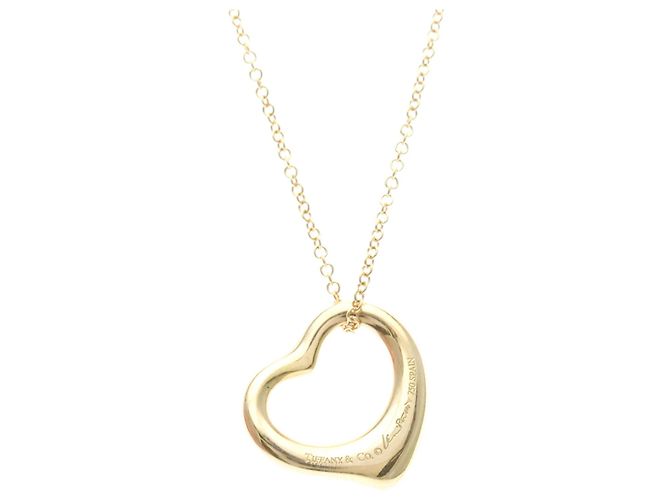 Autre Marque Collar Tiffany Open Heart en oro rosa Dorado - vista 2