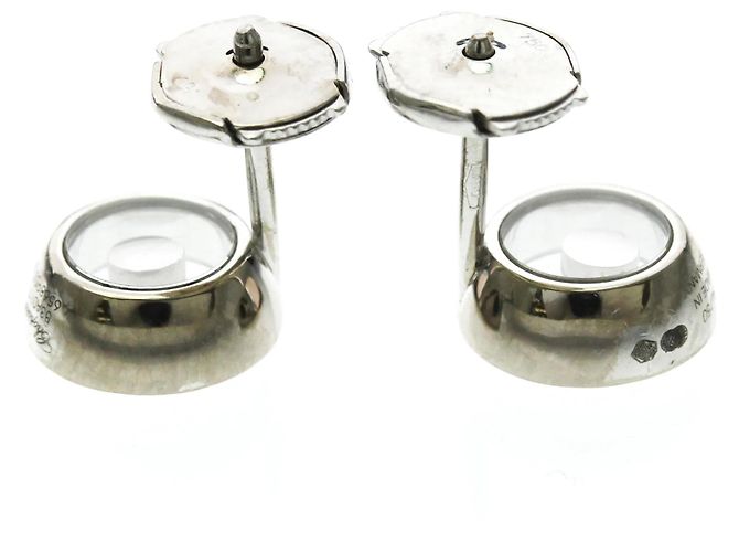 Pendientes Chopard Happy Diamonds Diamond Plata - vista 4