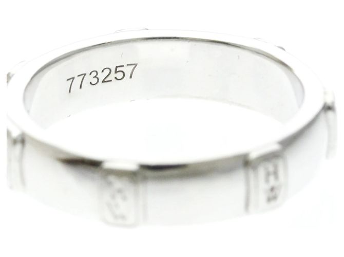 Harry Winston Ehering aus 18K Weißgold mit Diamanten Silber - Ansicht 8