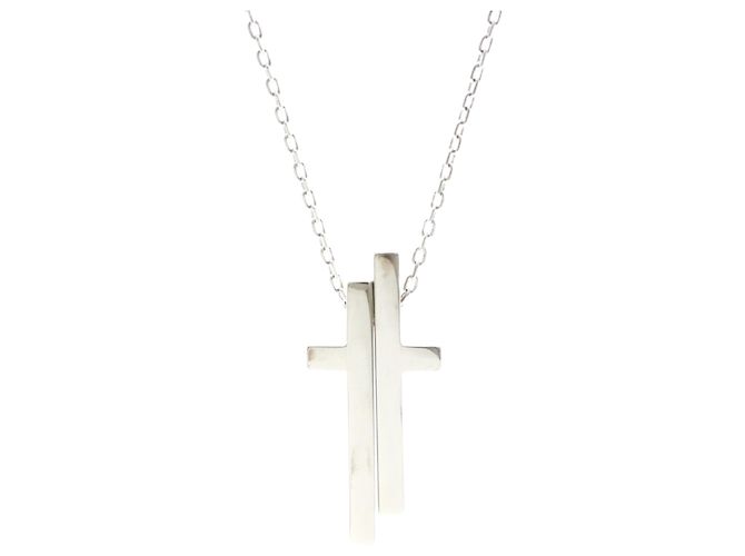 Collier Gucci Separate Diamond Argenté - vue 2