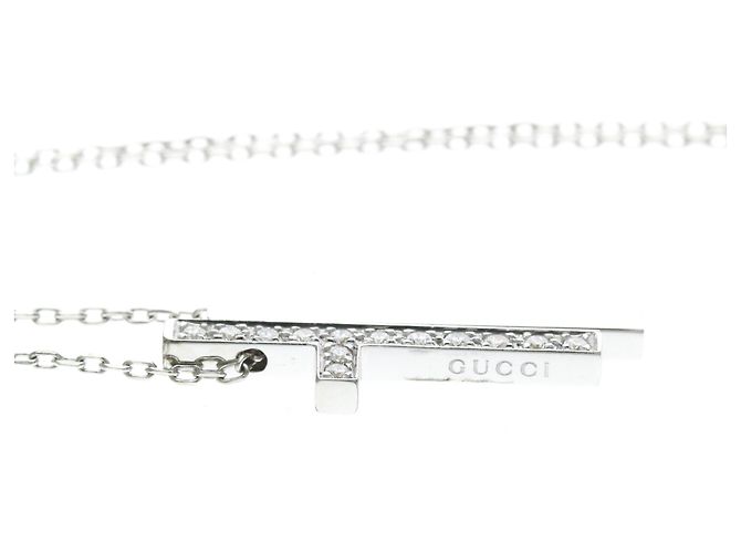 Collier Gucci Separate Diamond Argenté - vue 5