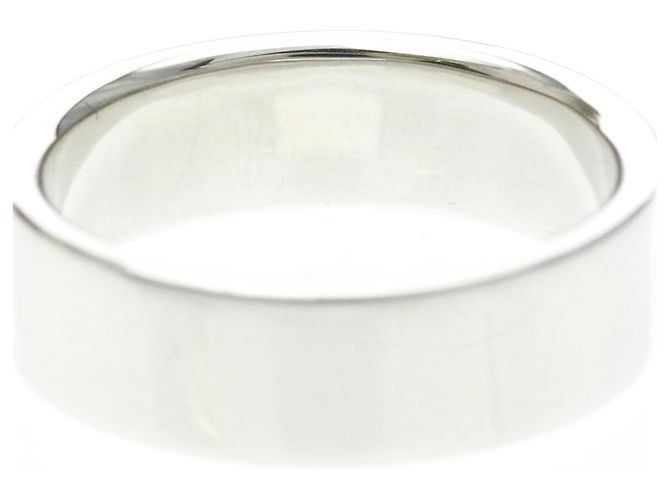 Autre Marque Anello Tiffany Flat Band in platino Argento - vista 7
