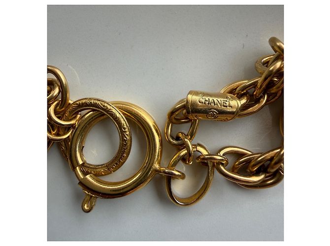 Collana a catena Chanel CC Logo D'oro - vista 6