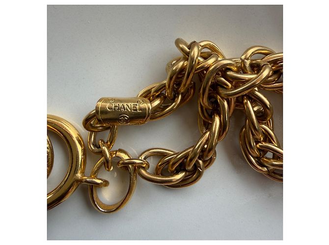 Collana a catena Chanel CC Logo D'oro - vista 7