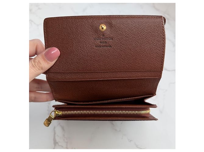 Louis Vuitton Monogram Canvas Zippy Wallet Brown - view 13