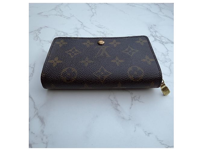 Louis Vuitton Monogram Canvas Zippy Wallet Brown - view 5