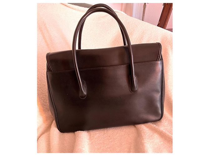 Borsa Longchamp Le Roseau Pelle Nera Nero - vista 2