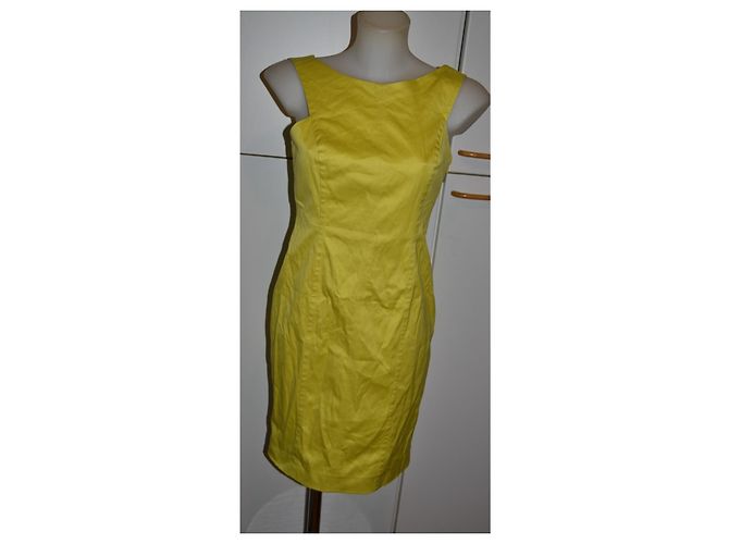 Vestido ajustado amarillo Hoss Intropia - vista 2