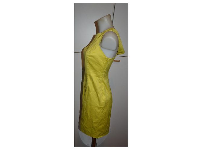 Vestido ajustado amarillo Hoss Intropia - vista 3
