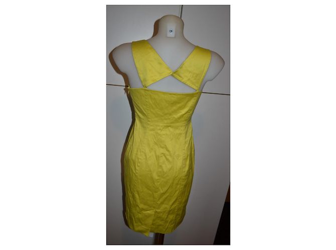 Vestido ajustado amarillo Hoss Intropia - vista 4